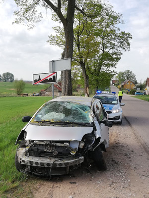 Miejsce zdarzenia w Mikołajkach