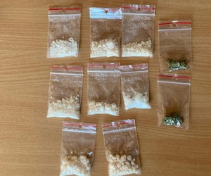 narkotyki zabezpieczone przez policjantów