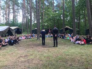 Spotkanie z uczestnikami obozu w Woszczelach