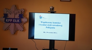 zdjęcie ekranu z tematem szkolenia