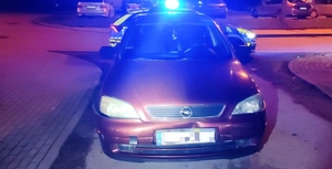 samochód z miejsca zdarzenia